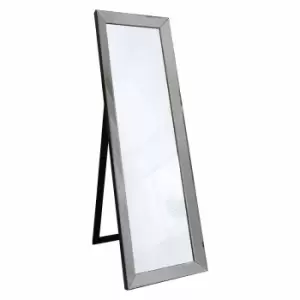 Crossland Grove Bloomsbury Cheval Euro Grey Mirror - 1550 X 480mm