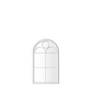 Noxton Indoor Outdoor Mirror, White 60cm x 100cm White