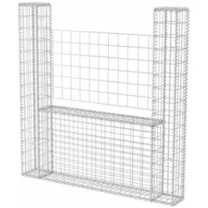 Vidaxl - Gabion Basket U-Shape Galvanised Steel 160x20x150cm Silver