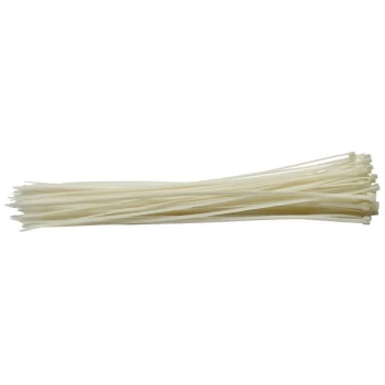 Draper 70401 White Cable Ties 4.8 x 400mm - 100pc