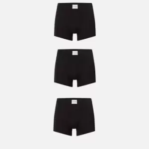 Calvin Klein Three-Pack Cotton-Blend Boxer Briefs - M