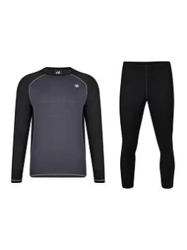 Dare 2b Ski Exchange Thermal Baselayer Set - Black, Size 2XL, Men