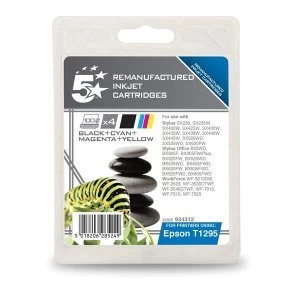 5 Star Office Epson Apple T1295 Black and Tri Colour Inkjet Cartridge