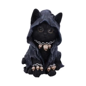 Reapers Feline Clocked Grim Reaper Cat Figurine