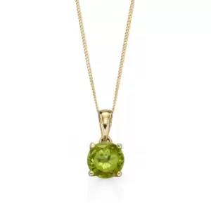 JG Signature 9ct Gold Peridot Necklace