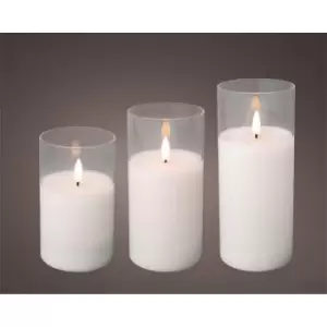 Kaemingk S3 LEDCandleglass 31 - Silver