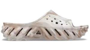 Crocs Echo Marbled Slides Unisex Bone / Multi W9/M8