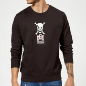 East Mississippi Community College Skull and Logo Sweatshirt - Black - M