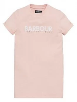 Barbour International Girls Honeydew Sweat Dress - Pink