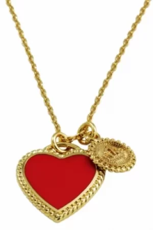 Juicy Couture Jewellery Enamel Heart Wish Necklace JEWEL WJW381-710