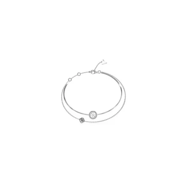 Guess Jewellery Ladies Two Layers 4G Bracelet UBB04160RHL