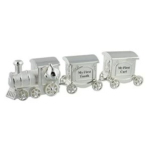 Celebrations Silverplated Train First Tooth & Curl Set