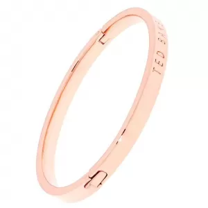 Ted Baker Womens Clemina Hinge Metallic Bangle - Rose Gold