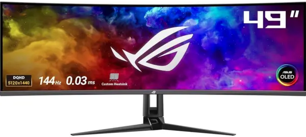 ASUS ROG Swift 49" PG49WCD WideScreen Quad HD Curved Gaming OLED Monitor