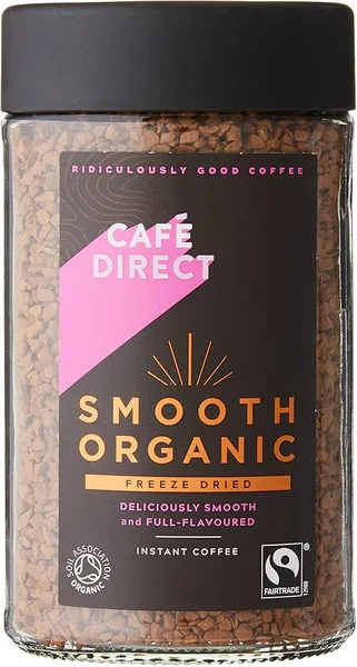 Cafe Direct Organic Smooth Blend Freeze Dried Instant Coffee 100g