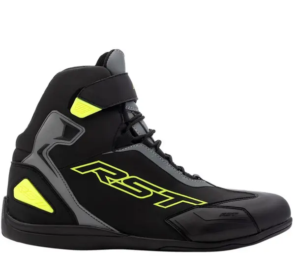 RST Sabre Moto Shoe Mens Ce Boot Black Grey Yellow 41