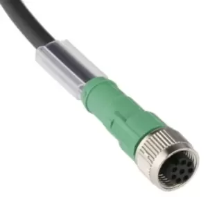 Phoenix Contact Straight M12 to Unterminated Cable assembly, 10m Cable