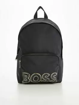 Boss Catch Multi Logo Backpack - Dark Blue