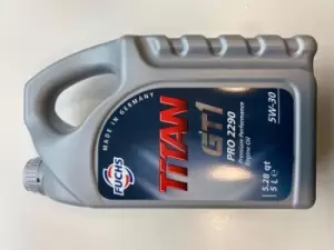 FUCHS TITAN GT1 PRO 2290 5W-30 ENGINE OIL LUBRICANT 5 LITRES ACEA C2