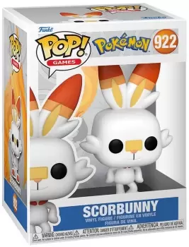 Pokemon Scorbunny vinyl figurine no. 922 Funko Pop! multicolor