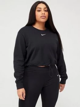 Nike Nsw Swoosh Sweatshirt (Curve) - Black