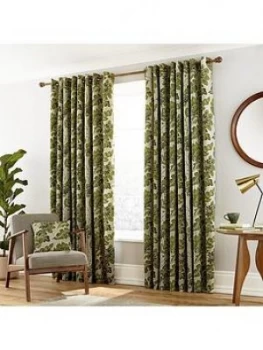 Paloma Lined Eyelet Curtains 90X72