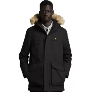 Lyle & Scott Mens Winter Weight Micro Fleeced Parka Coat XL - Chest 42-44' (106-111cm)