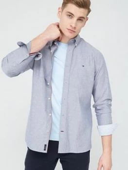 Tommy Hilfiger Organic Oxford Longsleeve Shirt - Carbon Navy