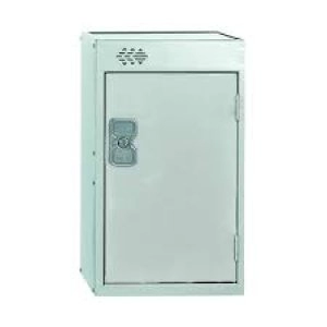 One Compartment Quarto Locker D300mm Light Grey Door MC00074