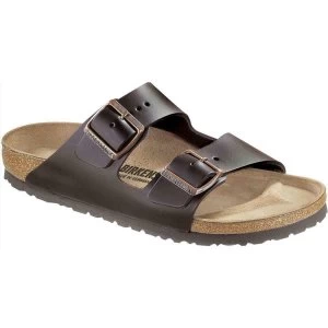 Birkenstock Unisex Arizona Natural Leather Sandal Black UK7 (EU40)