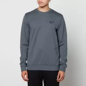 EA7 Identity French Cotton-Terry Sweatshirt - S