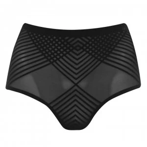 Nancy Ganz Body Perfection Waisted Brief - Black