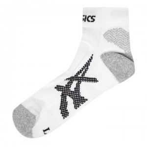 Asics Kayano Running Socks Mens - White/Black