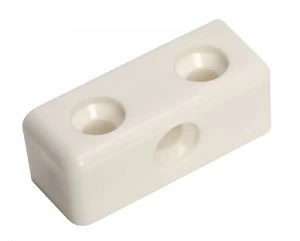 Wickes Plastic Fixit Block - White Pack of 100