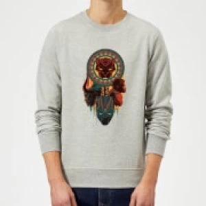 Black Panther Totem Sweatshirt - Grey - XL