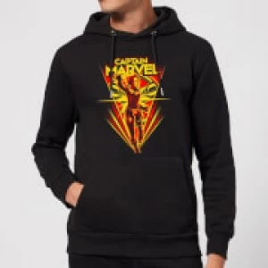 Captain Marvel Freefall Hoodie - Black - XXL