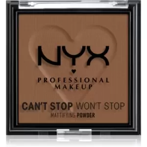 NYX Professional Makeup Can't Stop Won't Stop Mattifying Powder Mattifying Powder Shade 09 Deep 6 g