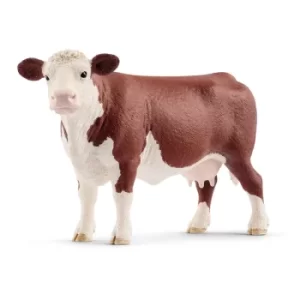 Schleich Farm World Hereford Cow Toy Figure