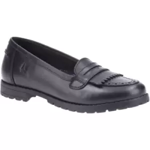 Hush Puppies Girls Emer Junior Leather Slip On School Shoes UK Size 12 (EU 30.5)