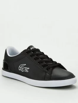 Lacoste Boys Lerond 120 Lace Up Trainers - Black