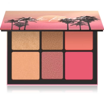 Smashbox Cali Highlight & Blush Palette Multifunctional Face Palette for Face 24 g