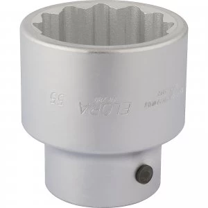 Elora 1" Drive Bi Hexagon Socket Metric 1" 55mm