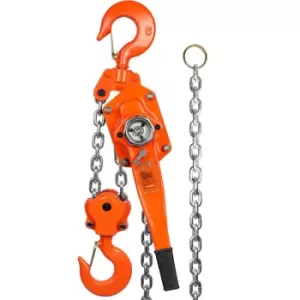 Manual Lever Chain Hoist, 6 Ton 13200 lbs Capacity 20ft Come Along, G80 Galvanized Carbon Steel with Weston Double-Pawl Brake, Auto Chain Leading &