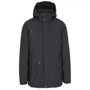 Trespass Mens Harris Waterproof Jacket (XS) (Black)