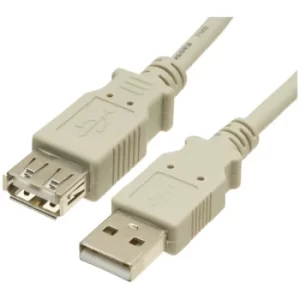 TruConnect USB2 Cable A Male to A Female 2m