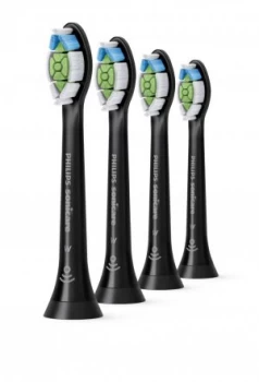 Philips Sonicare Optimal White Replacement Heads Black Toothbrush 4Pcs