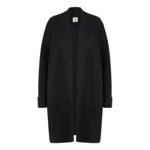 Yumi Black Knitted Long Cardigan - Black