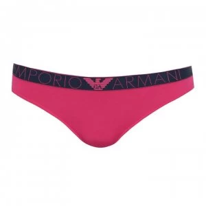 Emporio Armani Brazilian Briefs Pop Pink Size L Women