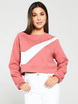 Nike Nsw Swoosh Sweat Top - Light Redwood