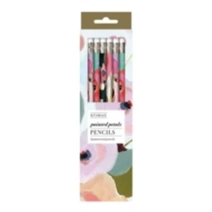 Painted Petals Pencil Set